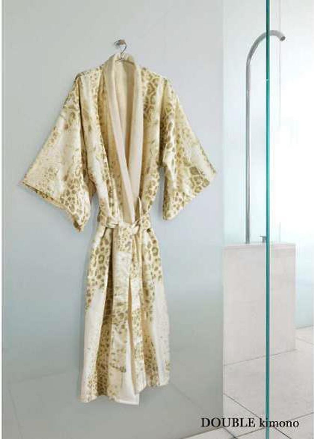 Халат-кимоно двойной Roberto Cavalli Jaguar бежевый