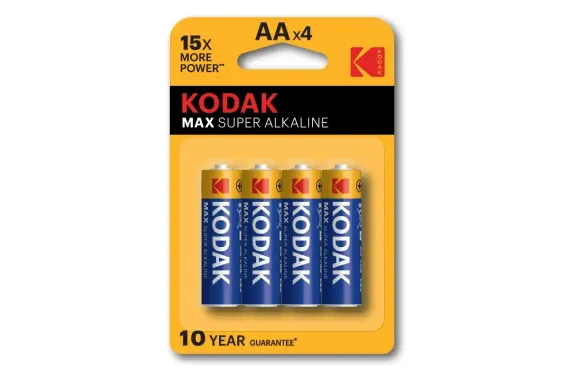 Батарейка Kodak MAX SUPER АА упаковка 4шт 38558
