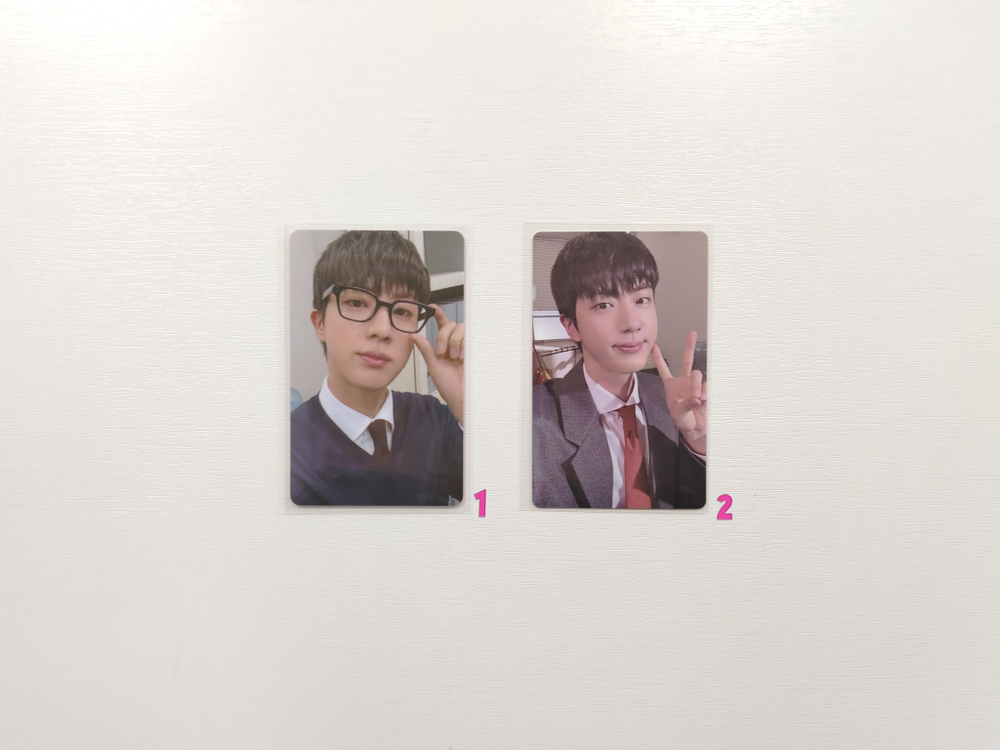 Фотокарты Jin (BTS) - Happy (Weverse shop) (Дефекты)