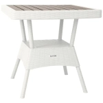 Стол квадратный RATTAN Ola Dom белый 755х745мм