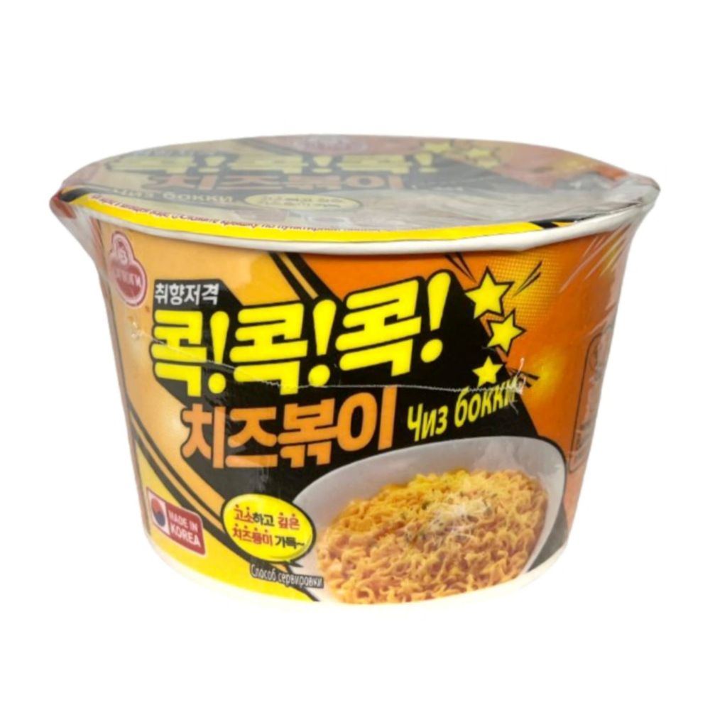 Лапша Ottogi Jin Ramen Чиз бокки 95 г 4 шт