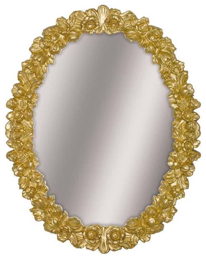 Зеркало ISABELLA овальное без фацета 740 арт. TS-0044-740-G/L поталь золото