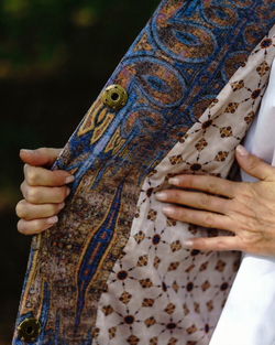 Пальто "Ирландская легенда", по мотивам Келлской книги