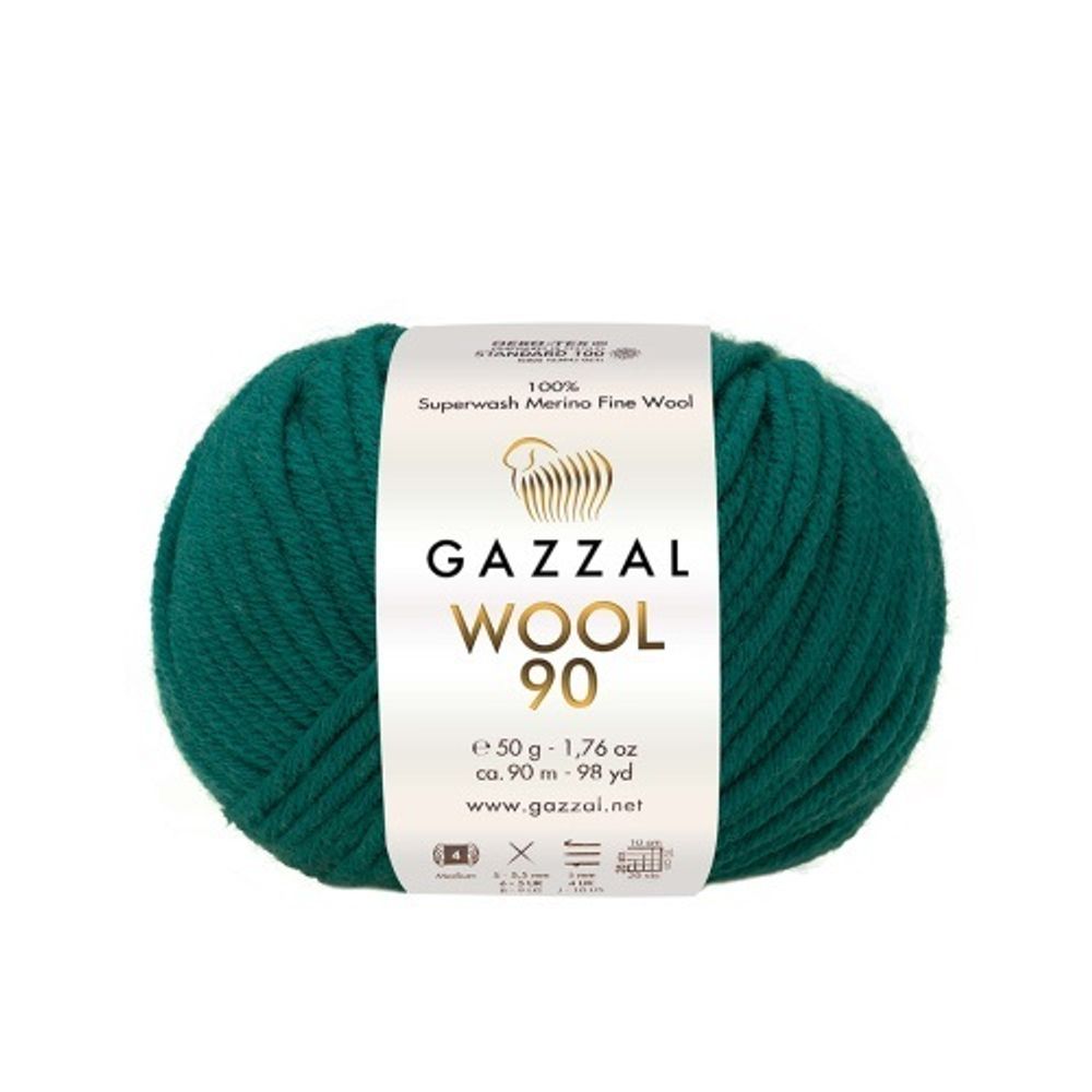 100% Меринос Gazzal арт. Wool 90 (3674)