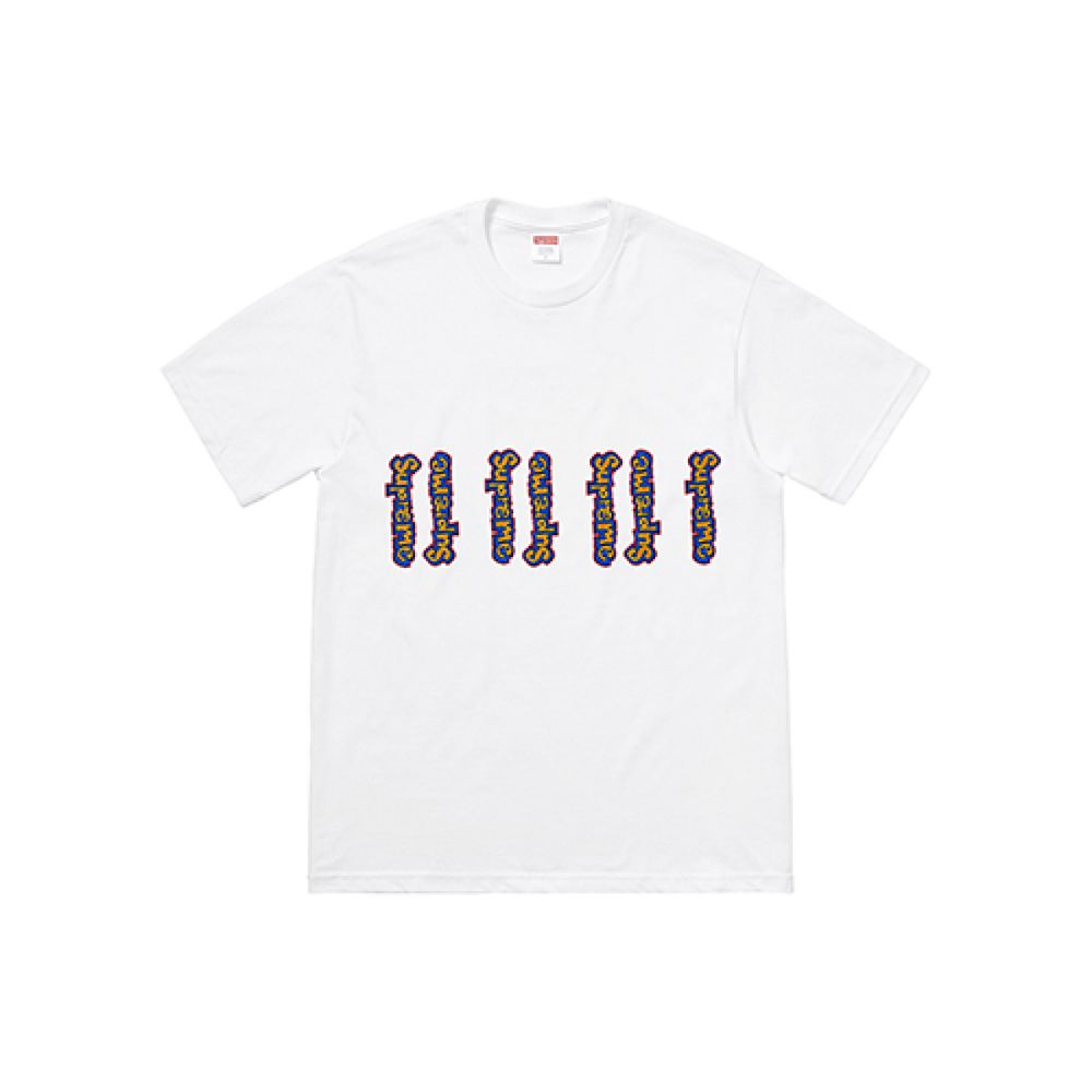 Supreme SS18 Gonz Logo Tee White Logo T