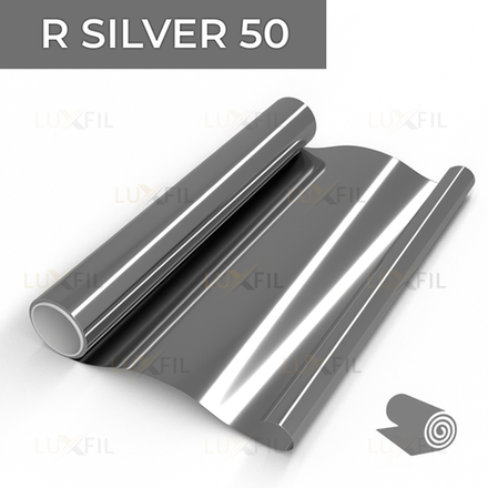 Пленка солнцезащитная R SILVER 50 LUXFIL, (рулон)