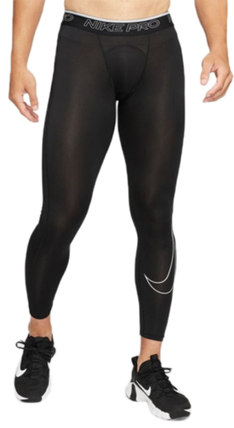 Мужские теннисные штаны Nike Pro Dri-Fit Tights - черный