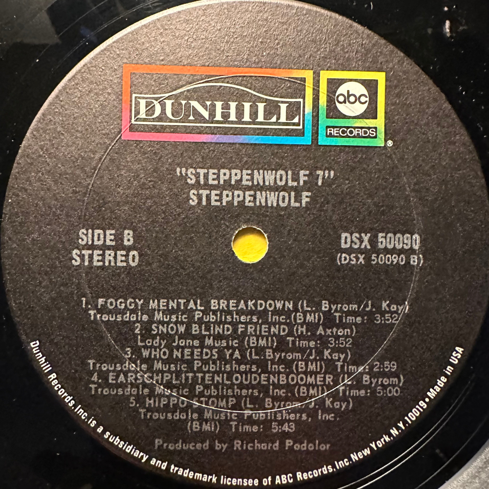 Steppenwolf - Steppenwolf 7 (США 1970г.)
