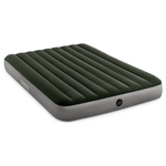 Матрас надувной Intex, 203х152х25 см, 64763, нас встроен, ножн, флок, 272 кг