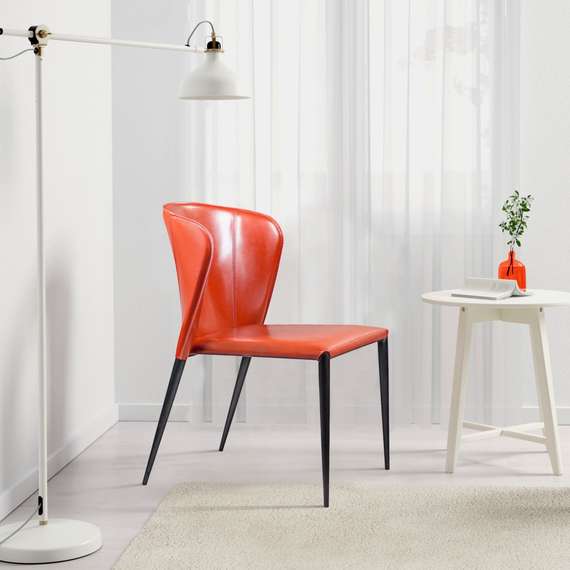 Стул Albert красная кожа