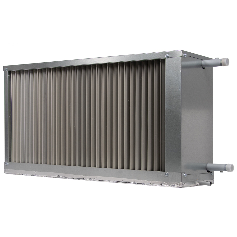 Охладитель водяной для прямоугольных каналов SHUFT WHR-W 600x300-4