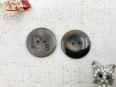 Пуговицы, d 2,5 см, тёмно-коричневый