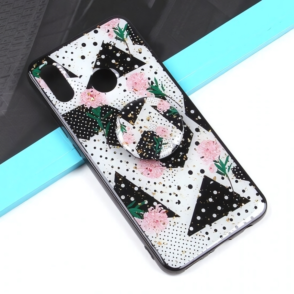 Чехол ТПУ с попсокетом для Huawei Nova 3, 010899