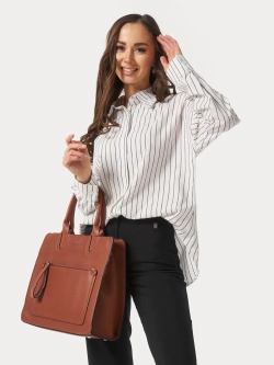 Сумка через плече большая квадратная А4