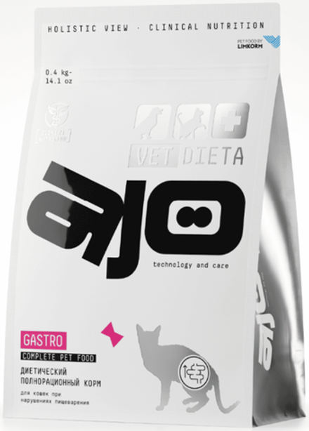 AJO 400г. VET Dieta, Gastro для кошек