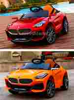 Детский электромобиль «BMW Z4» оранжевый