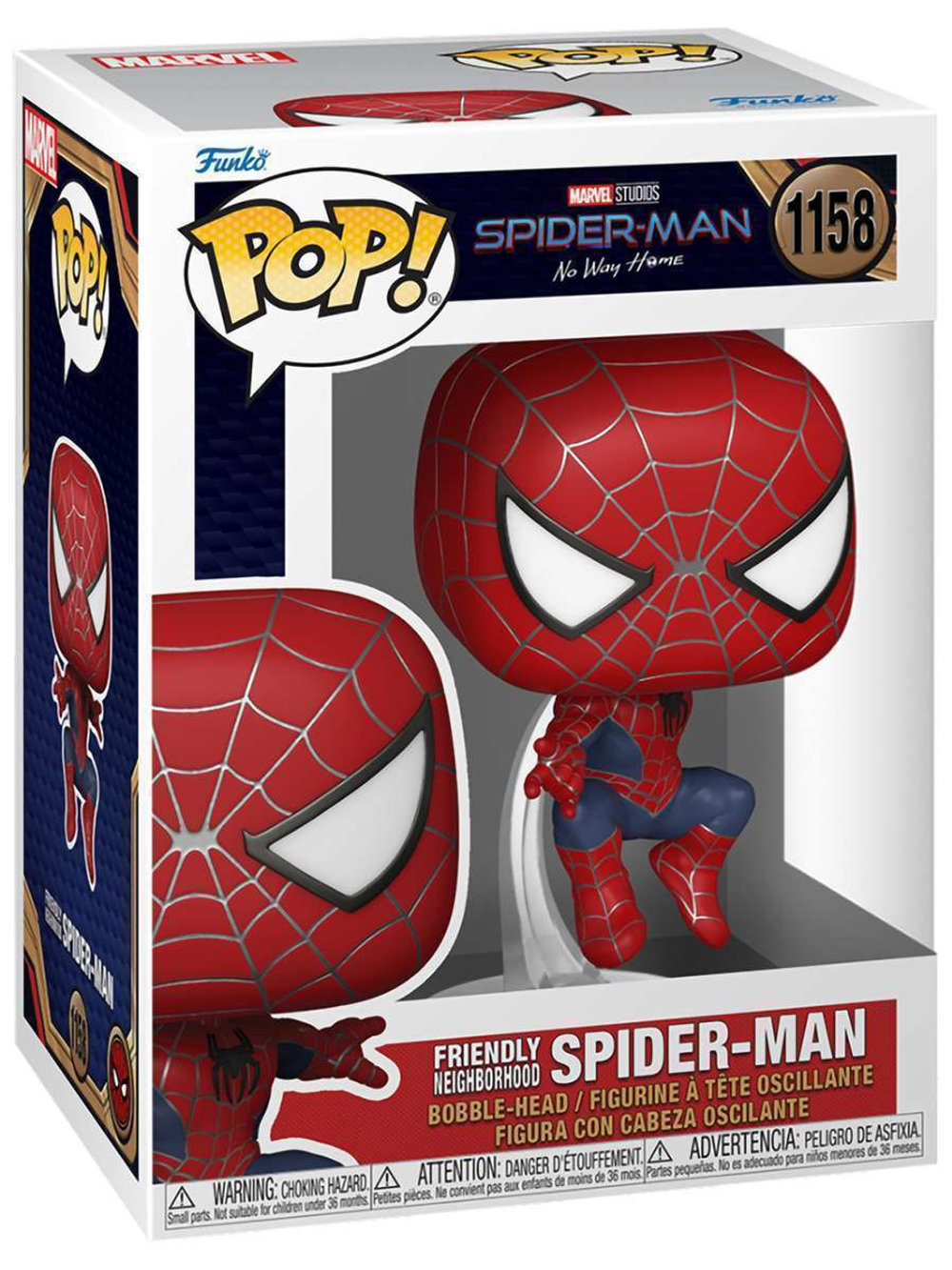 Фигурка Funko POP! Bobble Marvel Spider-Man No Way Home Friendly Neighborhood Spider-Man (1158)67607