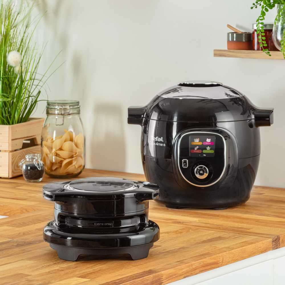 Мультиварка-скороварка Tefal Cook4me Touch CY912832 + насадка с функцией гриля EY150830
