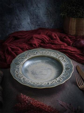 Тарелка глубокая / для пасты 470 мл, d 26,5 см h 5 см, фарфор, Vintage