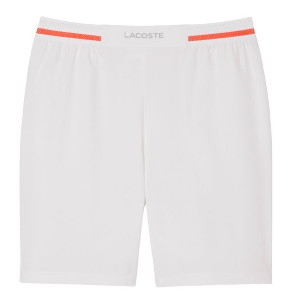 Мужские теннисные шорты Lacoste Tennis x Novak Djokovic Sportsuit - белый
