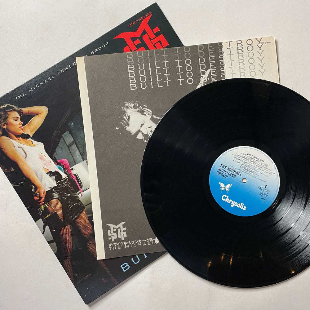 Винтажная виниловая пластинка LP The Michael Schenker Group Built To Destroy (Japan 1983) (No Obi)