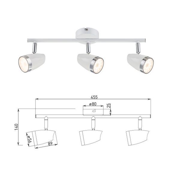 Спот Rivoli Kelly 6155-703 Б0054685