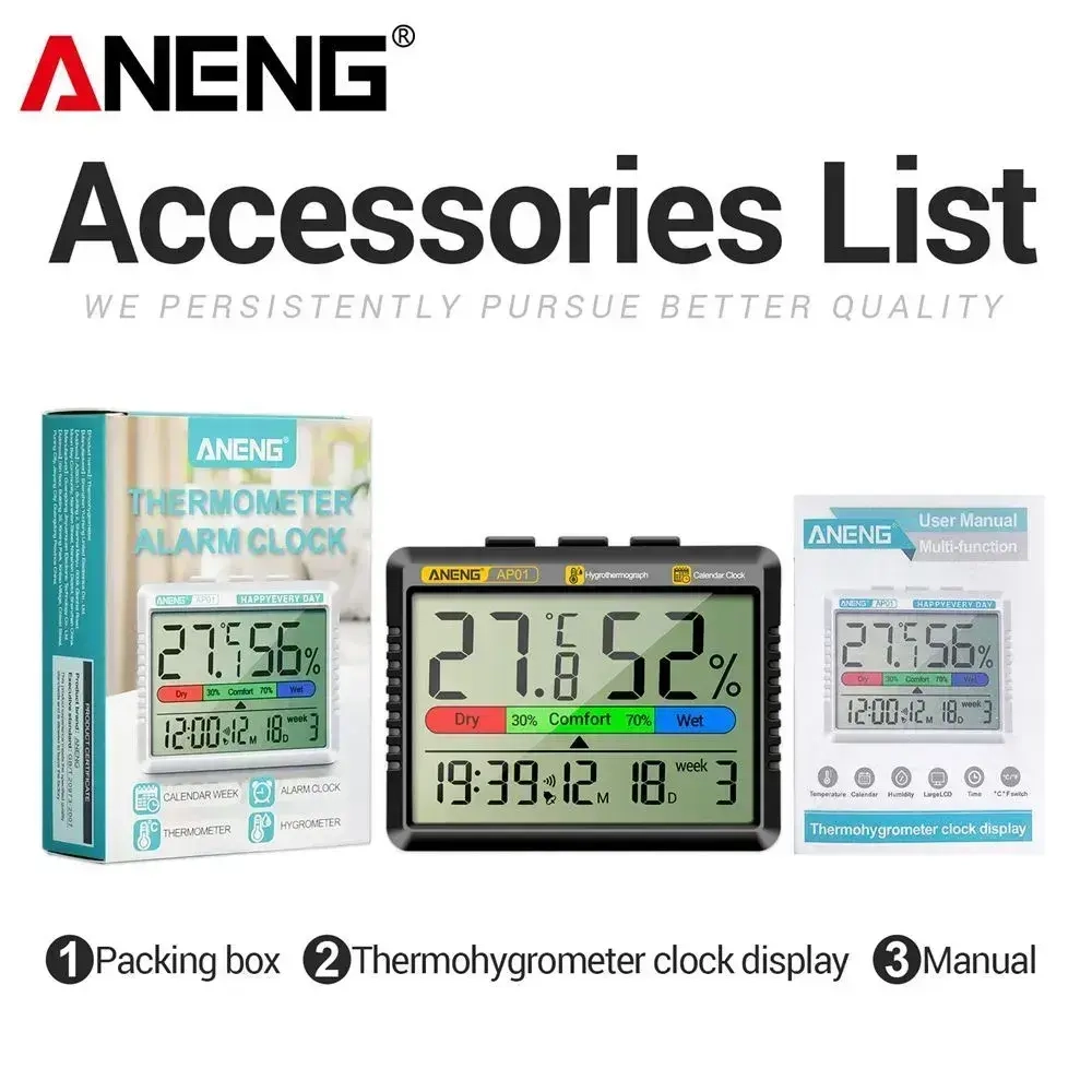 ANENG AP01 Многосценный измеритель температуры и влажности
