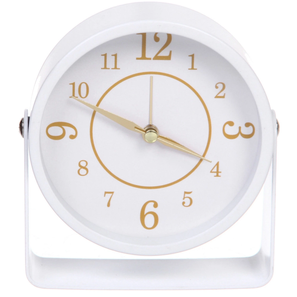 Будильник «GLORIA» 11*4см белый