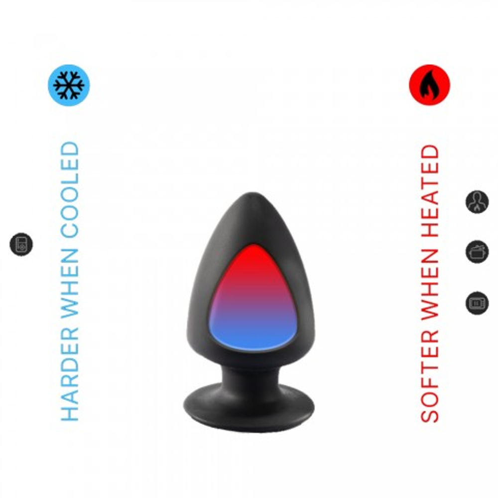 Анальный плаг черный  MODEL 1 от SILEXD (L: 13*7,2 см.)