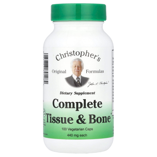 Christopher's Original Formulas, комплекс для тканей и костей, 440 мг, 100 вегетарианских капсул