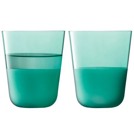 Набор стаканов Arc Contrast, 380 мл, бирюзовые, 2 шт.
