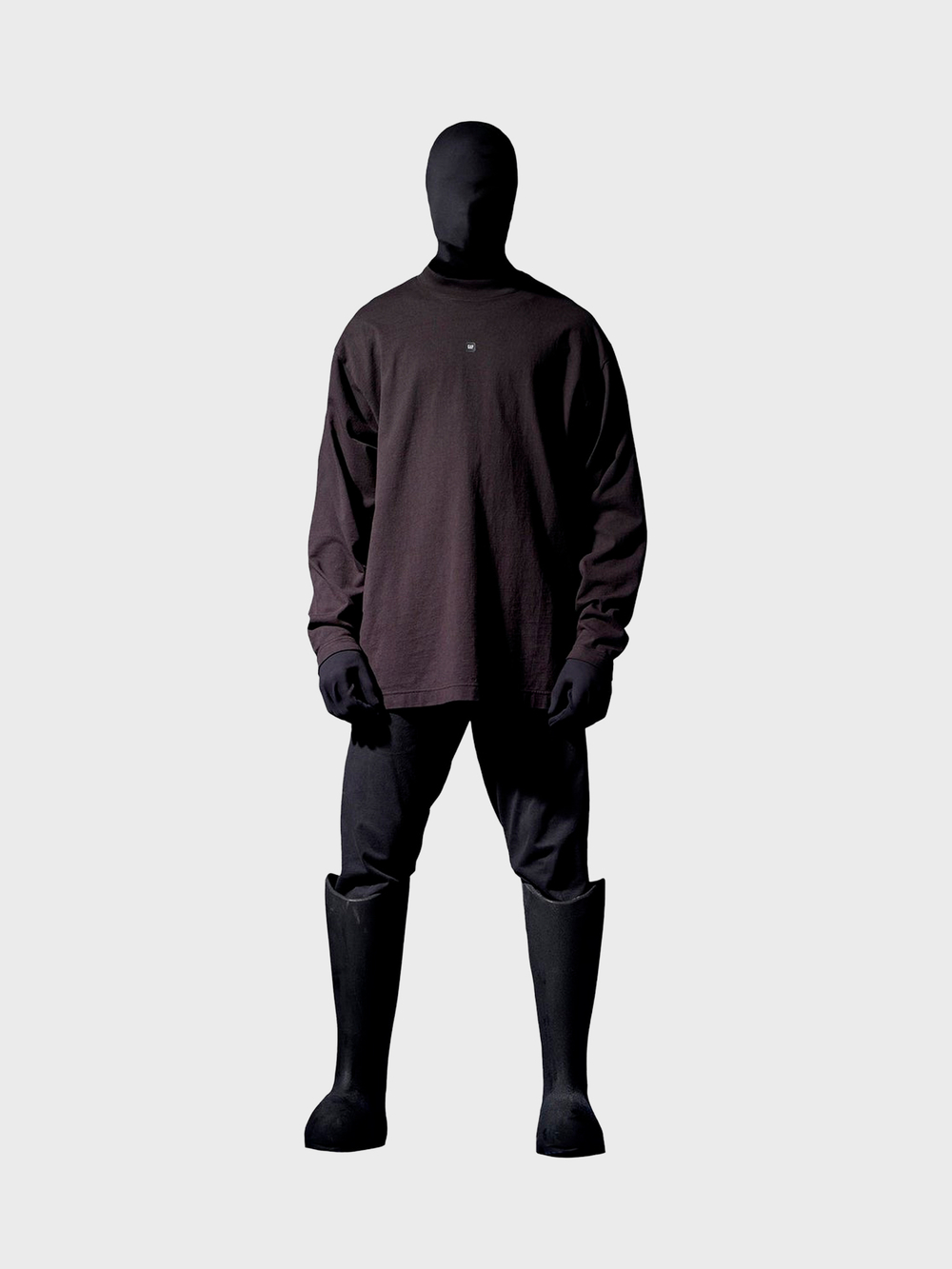Лонгслив Yeezy Gap Engineered by Balenciaga Logo Black