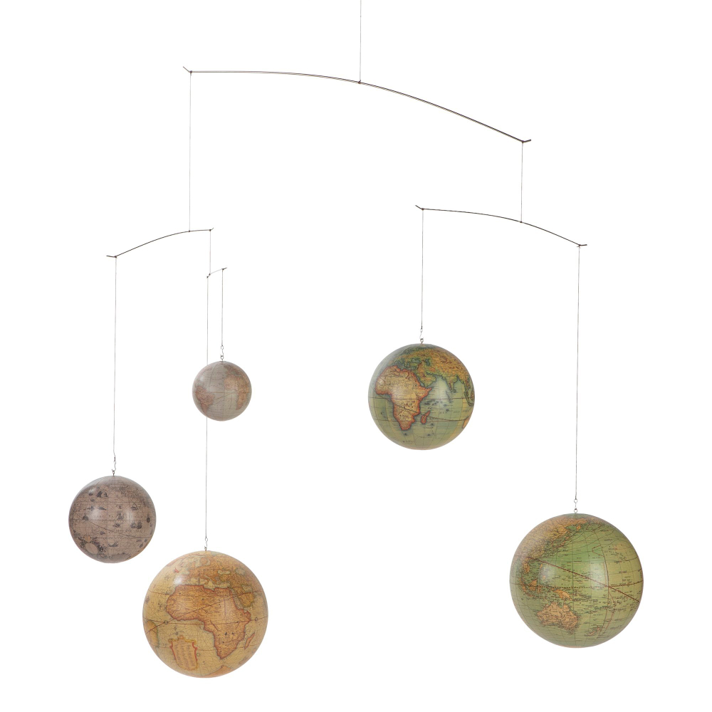 Мобиль 108х18х90см Authentic Models 5 глобусов