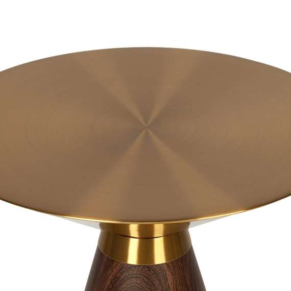 Кофейный стол Vaso Gold диаметр 49