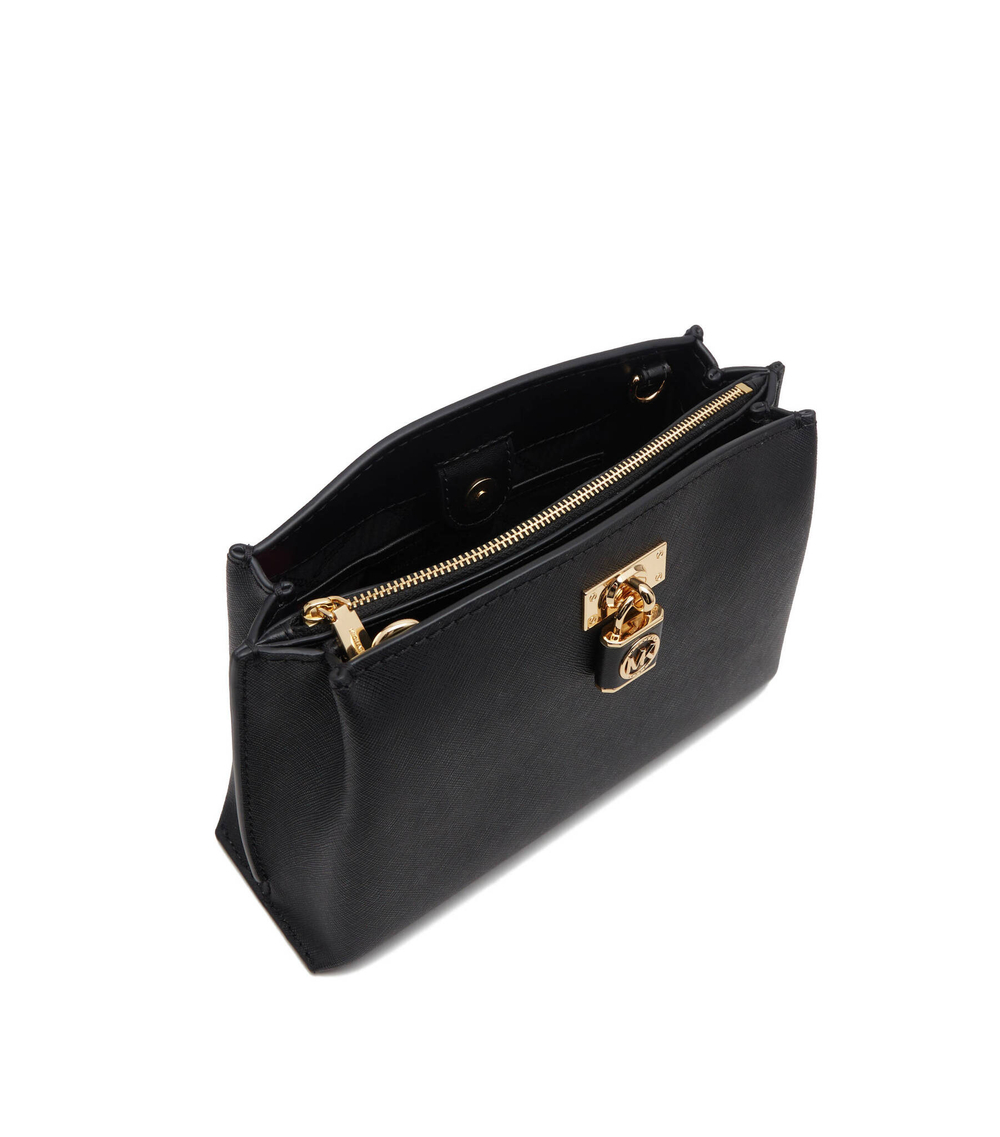 кожаная сумка-мессенджер Michael Kors - черный(30S3GR0M2L)