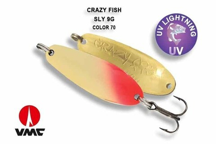 Колеблющая блесна SLY- 9 г # 70-GR