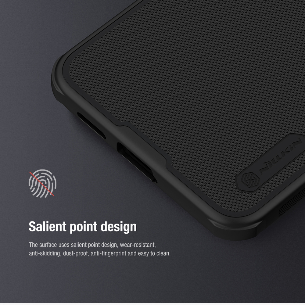 Противоударный чехол от Nillkin для Samsung Galaxy S24, серия Super Frosted Shield Pro (усиленная двухкомпонентная структура)