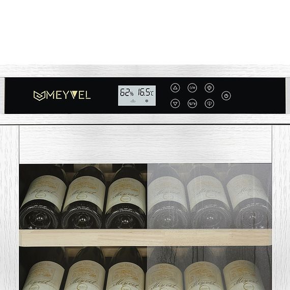 Винный холодильник Meyvel MV102-WW1-M (White Snow)