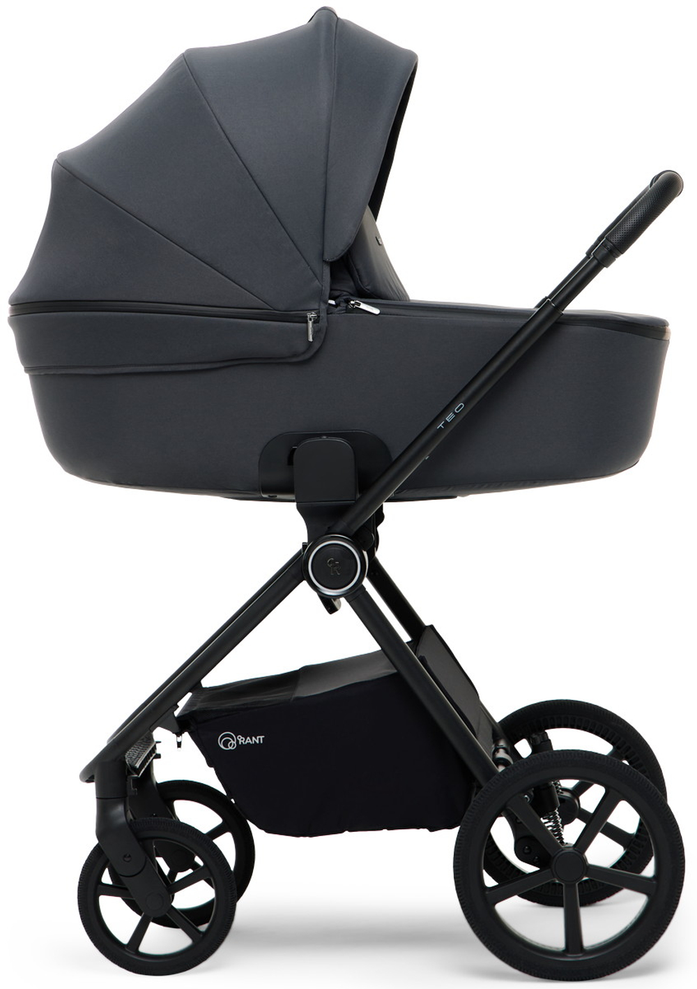 Детская коляска Rant Teo Soft 3 в 1 с автокреслом Aster Zero Olive Graphite