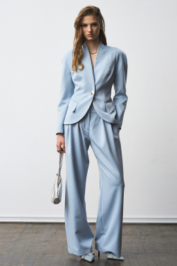 Костюм брючный 1297 голубой