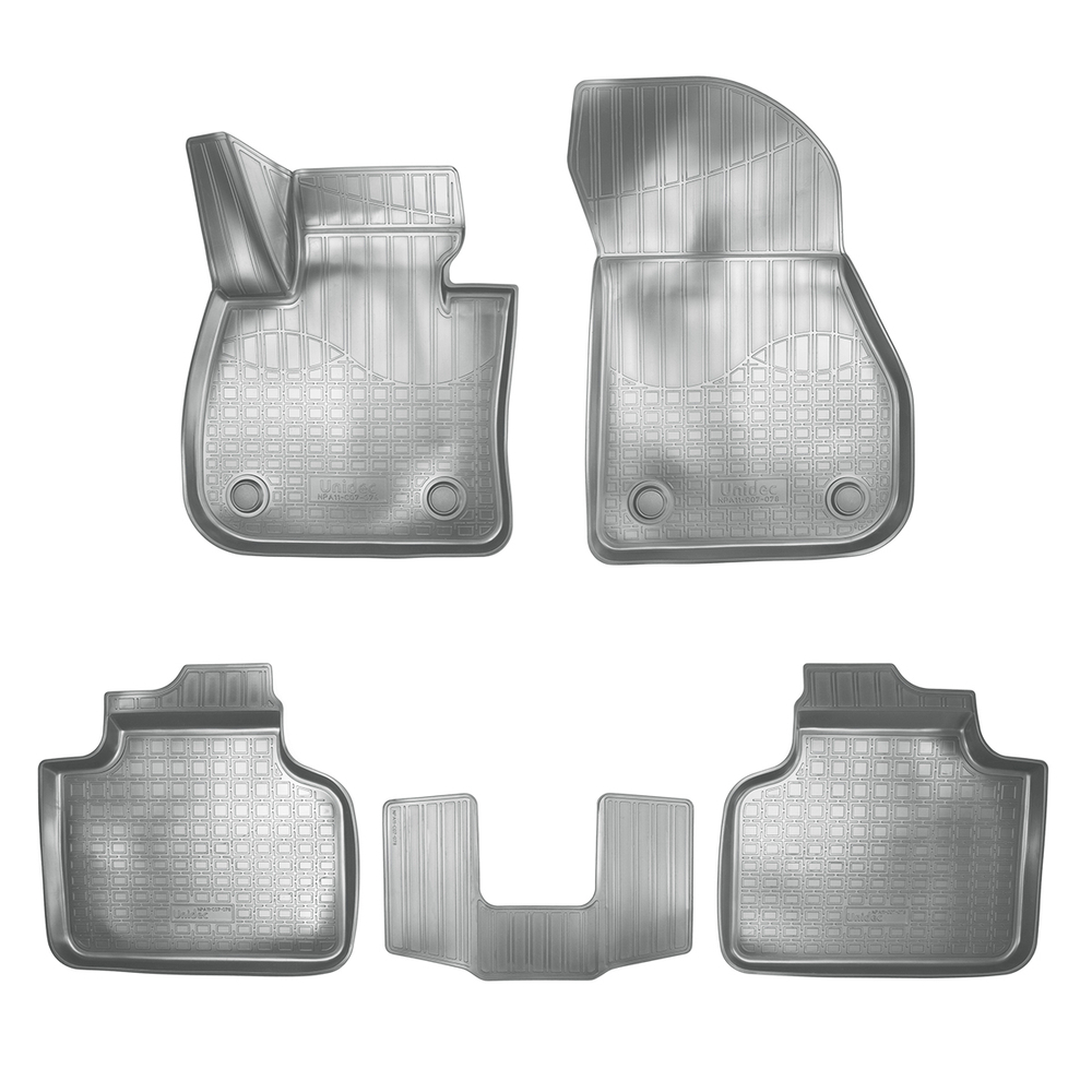 Ковры в салон Norplast/Unidec для BMW 2 в кузове U06 (2021-), Серый, active-tourer, арт.NPA11-C07-078-3-G
