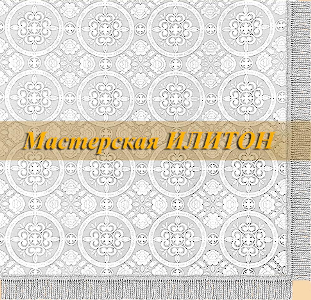 пелена парча.  На заказ любой размер. Размер 140 на 140 см.