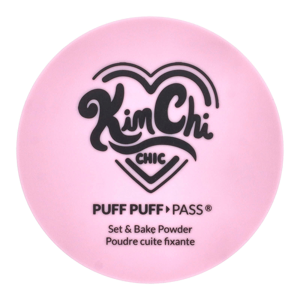 KimChi Chic Beauty, Puff Puff Pass®, порошок для запекания, PPP01 слоновая кость + лаванда = ивандер, 24 г (0,85 унции)
