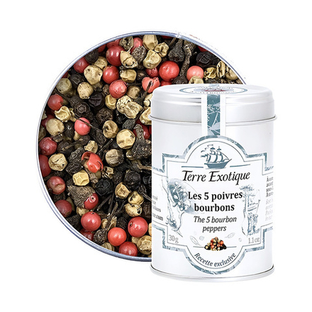 Смесь из 5 перцев Бурбон (Мадагаскар), ТЕРРЕ ЭКЗОТИК, 30г