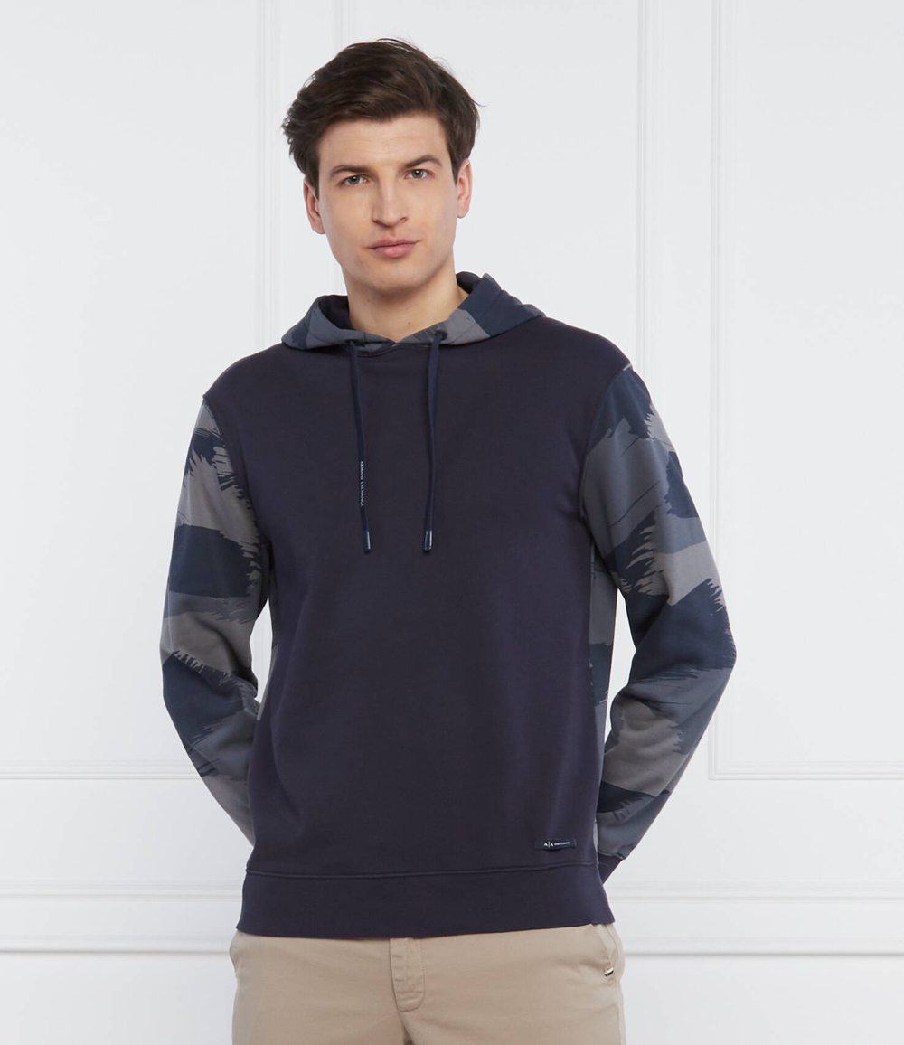 Худи Armani Exchange - темно-синий(3LZMHA ZJEFZ)