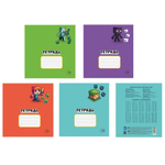 Тетрадь А5 12л клетк "My game" пласт.облистер 92%, 4 диз(Центрум)