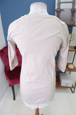 Джемпер Твоё с кружевом 44 размер