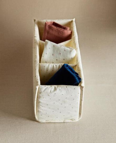 ZARA HOME ДЕТСКИЙ ХЛОПКОВЫЙ ОРГАНАЙЗЕР ДЛЯ ХРАНЕНИЯ, ЗЕЛЕНЫЙ