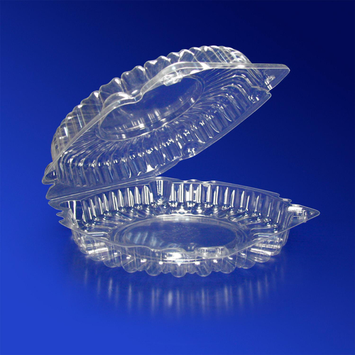 Упаковка для пирогов 1800мл d21,0х5,3см внутр PET прозрачная с нераздельной крышкой 250 шт/кор PH-1017