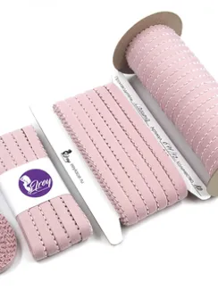 019 641/12 Резинка отделочная Lauma 12 мм, лотос 019